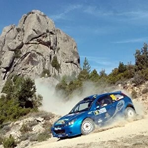 World Rally Championship: Antony Warmbold, Ford Focus RS WRC, on Stage 16