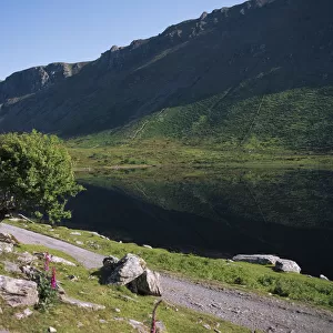 Annascaul Lake, Dingle Peninsula, Co Kerry, Ireland; Irish Landscape