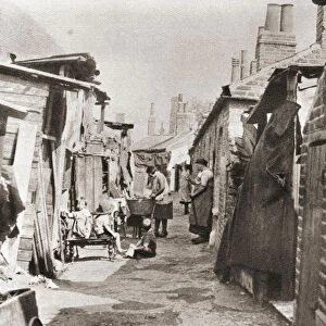 Poor Tenements In England During The 1930 s. From The Story Of Seventy Momentous Years, Published By Odhams Press 1937