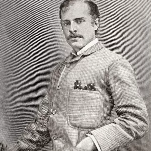 R. c. Carton, Born Richard Claud Critchett, 1853 - 1928. British Actor And Playwright. From The Strand Magazine Published 1897