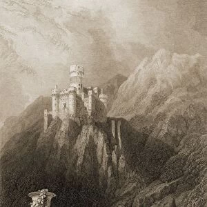 Thurnberg Castle, Aka Burg Maus, Germany, Built 1356. Engraved By J. T. Willmore From A 19Th Century Print By D. Roberts
