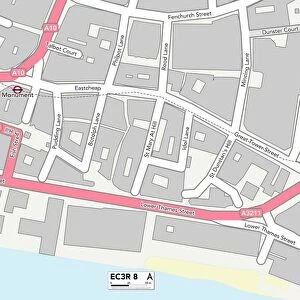 City of London EC3R 8 Map