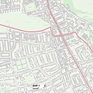 Edinburgh EH9 1 Map
