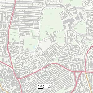 Haringey N22 5 Map