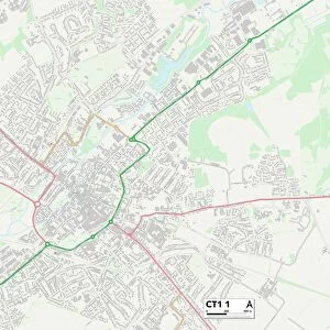 Kent CT1 1 Map