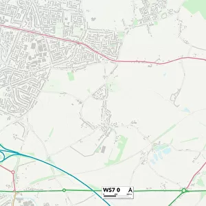 Lichfield WS7 0 Map
