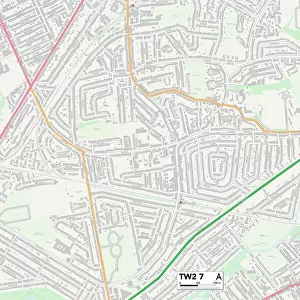 Richmond upon Thames TW2 7 Map