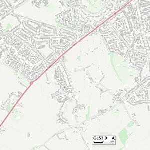 Tewkesbury GL53 0 Map