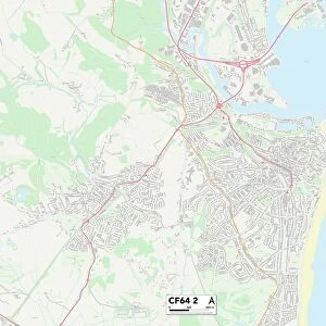 Vale of Glamorgan CF64 2 Map