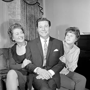 Actor Reg Varney seen here with his wife and daughter. Circa 1963