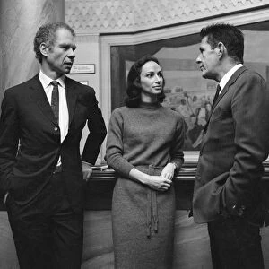 American dance choreographer Merce Cunningham (left) pictured with Carolyn Brown