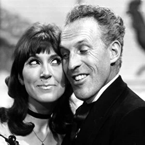 Anita Harris seen here with the host of The Bruce Forsyth Show circa 1965