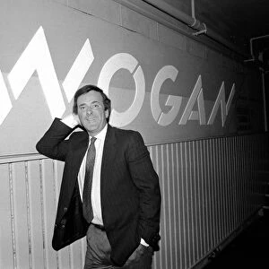 Chat Show Host Terry Wogan pictured at Shepherds Bush theatre in London where his