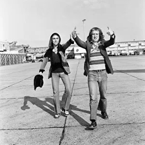 Dave Hill and Noddy Holder of Slade were left behind at Heathrow Airport when the plane