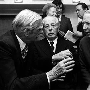 Edward Heath Prime Minister (R) with Anthony Eden (L) former Prime Minister