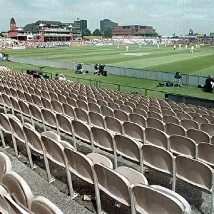 England v South Africa Third Test Old Trafford July 1998 Empty seats at the Old