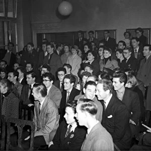 Fleet Street Jazz Club November 1954 A cross section of the crowd in the club