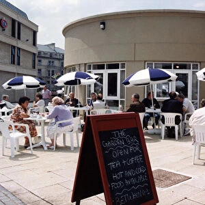 The Garden Bar at the Winter Gardens in Weston-super-Mare, Somerset. June 1992