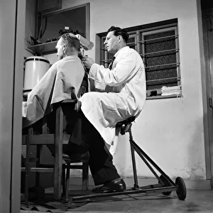 Inventions: The Mobile Barber Chair. 1960 A791-003