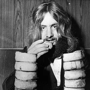 Jeff Heenan of Arbroath, the World Pie Eating Champ in 1974