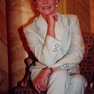 Julie Andrews Actress July 98 At the Dorchester Hotel were she was presented with