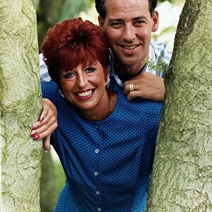 Michael Barrymore and wife Cheryl Barrymore October 1995 Comedian