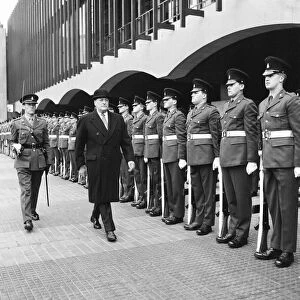 Olav V, King of Norway, visits Newcastle, Thursday 14th November 1968
