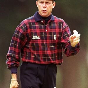 US OPen Golf San Francisco June 1998 Payne Stewart of Orlando waves to the crowd after