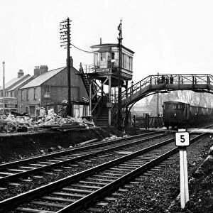 The removal of the old Forest Hall Railway Station on 11th March 1964 View