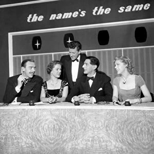 TV Programmes. The new television parlour game "The Names the Same"