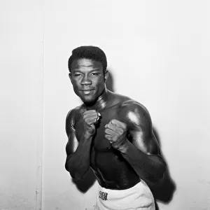 World Welterweight champion Emile Griffith of the USA, in Britain to defend his title