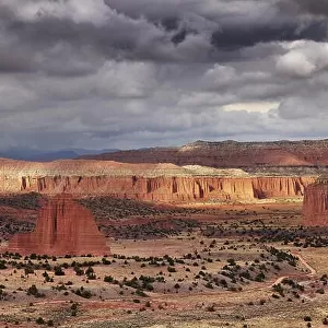 Cathedral Valley, Capitol Reef national park, Utah, USA