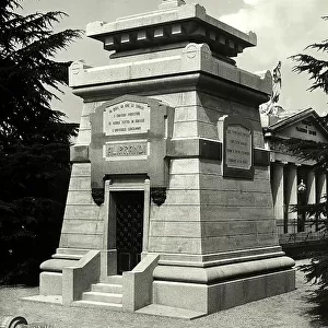The Aliprandi Chapel by the architect Squadretto, in Milan's Monumental Cemetery
