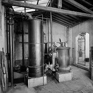 Boiler room in the Automobili Florentia factory