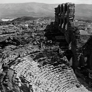 View of the interior built in Athens by Herod during the II century AD