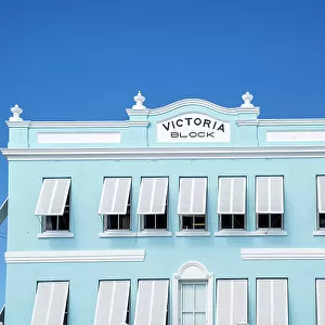 Bermuda, Hamilton, Front street, colonial building