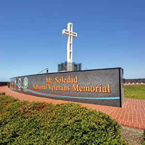 California, San Diego, La Jolla, Mount Soledad National Veterans Memorial, Mount Soledad Cross