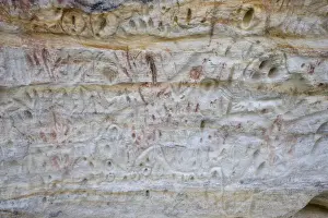 Hand Prints: Aboriginal rock art, stencil art and carvings dated circa 2000 years old