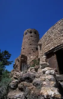 Arizona Prints: America North USA Arizona. Watchtower at Desert View Grand Canyon, Arizona, USA