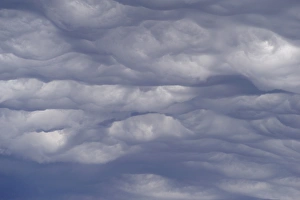 Storm Prints: Asperatus clouds and stormclouds, Bentley, Suffolk, England, August