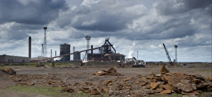 Iron Prints: Blast furnace at steelworks, Teesside Steelworks