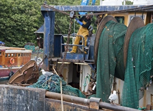 Port Prints: Bonaventure LH111 fishing trawler at harbour