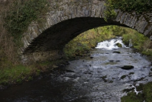 Islay Prints: The bridge over the River Sorn by the Islay Woollen mill, Bridgend Islay Scotland