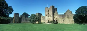 Shropshire Prints: Britain - Shropshire Ludlow Castle - Norman Keep - Judges Lodgings - Shropshire