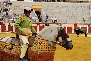 Castile And Leon Prints: Bullfighting, Picador with lance