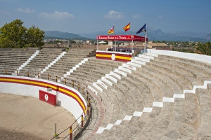 Seats Prints: Bullfighting, stepped seats in bullring