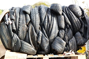 Car tyres for recycling