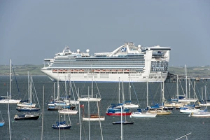 Trending: Caribbean Princess cruise ship at harbour