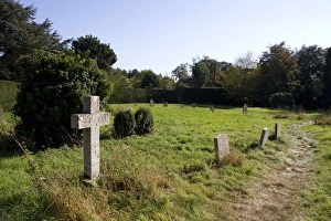 Thatched Prints: Cemetery of St Botolphs church Iken Suffolk, a great wildlife habitat