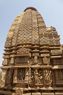 Monument Prints: Chandella dynasty temple, Lakshmana Temple, Khajuraho, Madhya Pradesh, India
